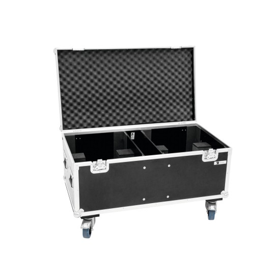 Flightcase ROADINGER per 2 THA-250F, con Ruote Girevoli e Vano Accessori, PRO