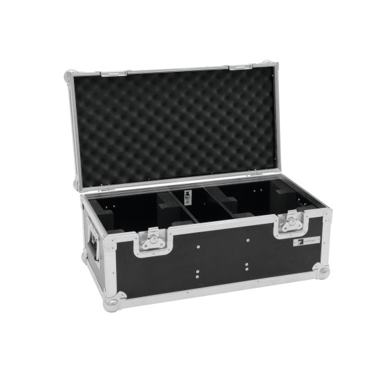 ROADINGER Flightcase Professionale per 2 THA-40 PC con Vano Accessori e Serrature a Farfalla