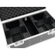 ROADINGER Flightcase Professionale per 2 THA-40 PC con Vano Accessori e Serrature a Farfalla