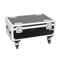 ROADINGER Flightcase Professionale 4x THA-40 PC con Ruote Girevoli e Vano Accessori