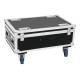 ROADINGER Flightcase Professionale 4x THA-40 PC con Ruote Girevoli e Vano Accessori