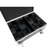ROADINGER Flightcase Professionale 4x THA-40 PC con Ruote Girevoli e Vano Accessori