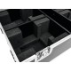 ROADINGER Flightcase Professionale 4x THA-40 PC con Ruote Girevoli e Vano Accessori