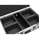 ROADINGER Flightcase per 4x LED IP PAR 3x12W HCL - Custodia Protettiva Professionale