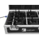 ROADINGER Flightcase per 4 AKKU TL-3 Trusslight con QuickDMX e Funzione di Ricarica