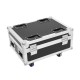 Flightcase ROADINGER per 4 AKKU IP UP-4 QuickDMX con Ricarica e Ruote Girevoli