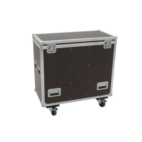 ROADINGER Flightcase Professionale per 2 DMH-300 LED con Ruote Girevoli e Vano Accessori