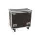 ROADINGER Flightcase Professionale per 2 DMH-300 LED con Ruote Girevoli e Vano Accessori
