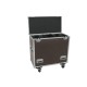 ROADINGER Flightcase Professionale per 2 DMH-300 LED con Ruote Girevoli e Vano Accessori