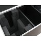 ROADINGER Flightcase Professionale per 2 DMH-300 LED con Ruote Girevoli e Vano Accessori