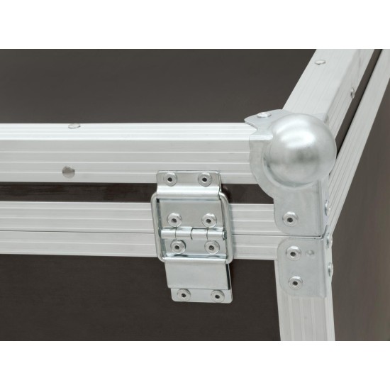 ROADINGER Flightcase Professionale per 2 DMH-300 LED con Ruote Girevoli e Vano Accessori