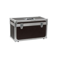 ROADINGER Flightcase per 2 LED TMH-17 con Vano Accessori e Struttura in Legno Multistrato