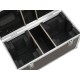 ROADINGER Flightcase per 2 LED TMH-17 con Vano Accessori e Struttura in Legno Multistrato