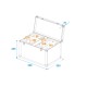 ROADINGER Flightcase per 2 LED TMH-17 con Vano Accessori e Struttura in Legno Multistrato