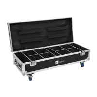 ROADINGER Flightcase con Ricarica Integrata per 8 Luci AKKU UP-4 con DMX