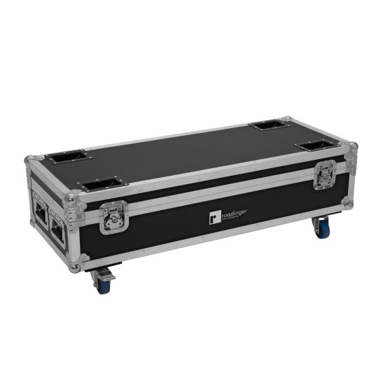 ROADINGER Flightcase con Ricarica Integrata per 8 Luci AKKU UP-4 con DMX