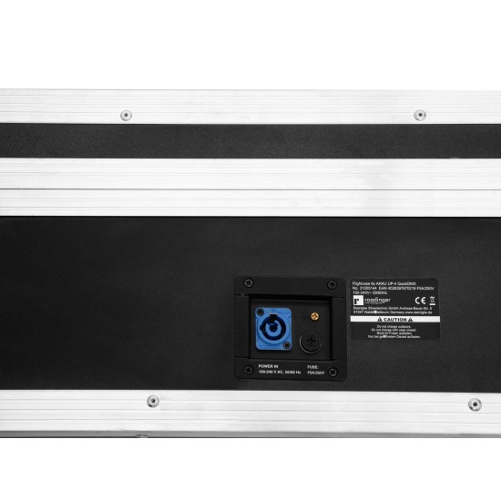 ROADINGER Flightcase con Ricarica Integrata per 8 Luci AKKU UP-4 con DMX