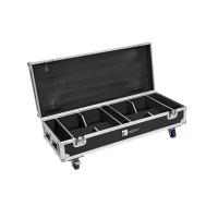 Flightcase ROADINGER per 8 AKKU IP UP-4 QuickDMX con Ricarica e Ruote Girevoli