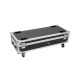 Flightcase ROADINGER per 8 AKKU IP UP-4 QuickDMX con Ricarica e Ruote Girevoli