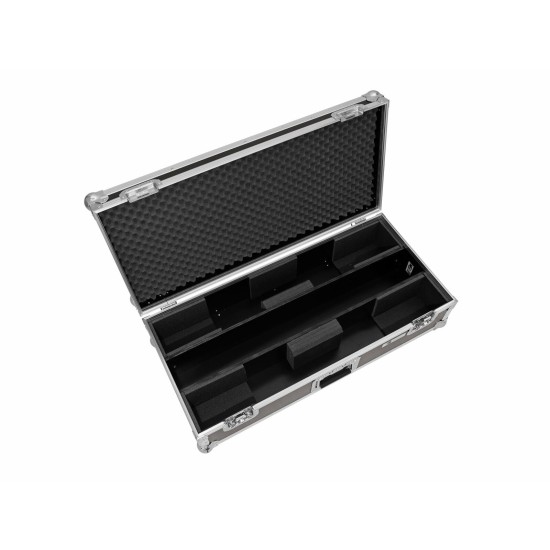 ROADINGER Flightcase PRO per 2 LED STP-10 ABL Sunbar con Vano Accessori