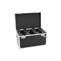ROADINGER Flightcase Professionale per 2 Moving Head LED TMH-X7 con Vano Accessori