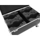 ROADINGER Flightcase PRO per 4 Moving Head LED TMH-X7 con Ruote Girevoli e Vano Accessori