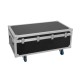 ROADINGER Flightcase 4x Multiflood Pro con Ruote Girevoli - Custodia Professionale per Illuminazione