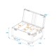 ROADINGER Flightcase 4x Multiflood Pro con Ruote Girevoli - Custodia Professionale per Illuminazione