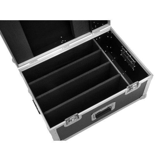 ROADINGER Flightcase per 4 LED Super Strobe - Custodia Protettiva Professionale