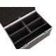 ROADINGER Flightcase 4x LED Silent Slim Spot - Custodia Professionale per Illuminazione