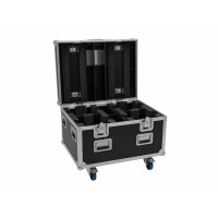 ROADINGER Flightcase Professionale per 4x LED TMH-X4 con Ruote e Vani Accessori