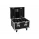 ROADINGER Flightcase Professionale per 4x LED TMH-X4 con Ruote e Vani Accessori