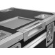 ROADINGER Flightcase Professionale per 4x LED TMH-X4 con Ruote e Vani Accessori
