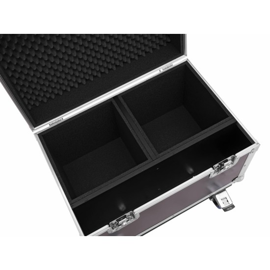 ROADINGER Flightcase PRO con Ruote per 2 Spark Master, Custodia Professionale