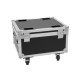 Flightcase ROADINGER per 4 AKKU IP PAR 7 QCL WDMX con Funzione di Ricarica e Ruote
