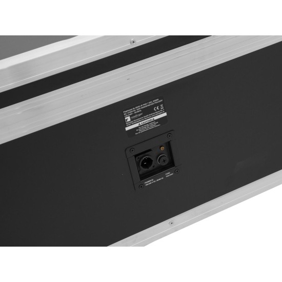 Flightcase ROADINGER per 8 AKKU IP PAR 7 QCL WDMX con Ricarica e Ruote Girevoli