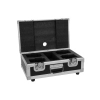 ROADINGER Flightcase per 4 AKKU Dot 1 RGB/WW con QuickDMX e Caricamento Integrato