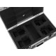 ROADINGER Flightcase per 4 AKKU Dot 1 RGB/WW con QuickDMX e Caricamento Integrato