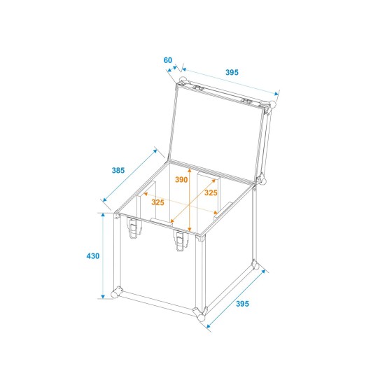 Flightcase ROADINGER per B-40 HCL/Laser - Custodia Protettiva Professionale