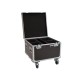 ROADINGER Flightcase 4x LED Theatre COB 100 con Ruote Girevoli e Imbottitura in Schiuma