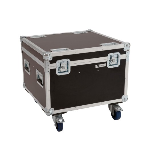 ROADINGER Flightcase 4x LED Theatre COB 100 con Ruote Girevoli e Imbottitura in Schiuma