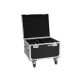 ROADINGER Flightcase PRO con Rotelle per 4 LED IP PAR 7x8W e 7x9W - Custodia Protettiva per Illuminazione