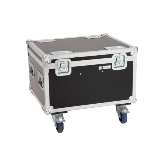 ROADINGER Flightcase PRO con Rotelle per 4 LED IP PAR 7x8W e 7x9W - Custodia Protettiva per Illuminazione