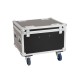ROADINGER Flightcase PRO con Rotelle per 4 LED IP PAR 7x8W e 7x9W - Custodia Protettiva per Illuminazione