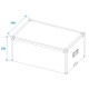 Flightcase ROADINGER FT-100 per Illuminazione e Audio - Robusto e Professionale
