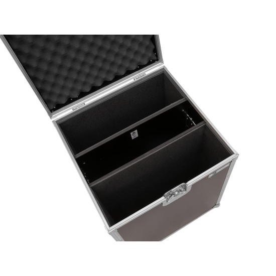 ROADINGER Flightcase per 2 Audience Blinder 4x100W LED COB CW/WW - Protezione Professionale