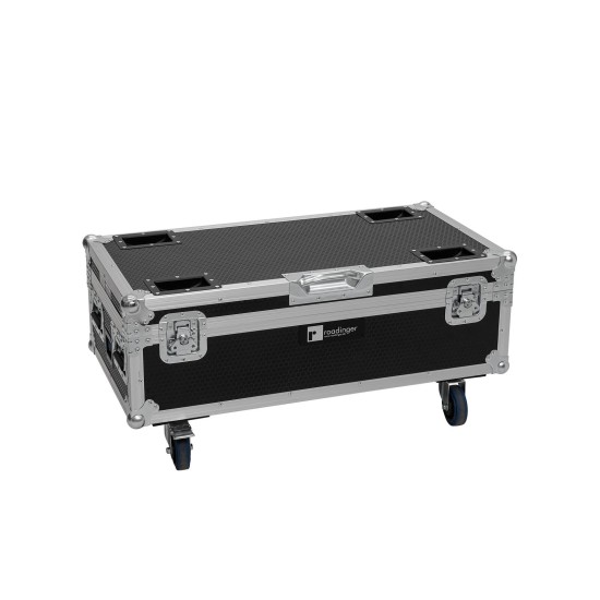 Flightcase ROADINGER 6x AKKU IP UP-4 Plus HCL Spot con Ricarica e WDMX