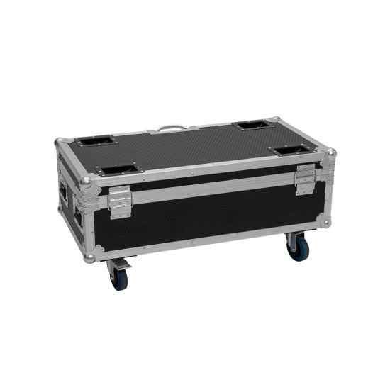 Flightcase ROADINGER 6x AKKU IP UP-4 Plus HCL Spot con Ricarica e WDMX