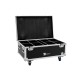 ROADINGER Flightcase con Ruote per 8x LED IP PAR 7x10W RGBL - Protezione e Mobilità
