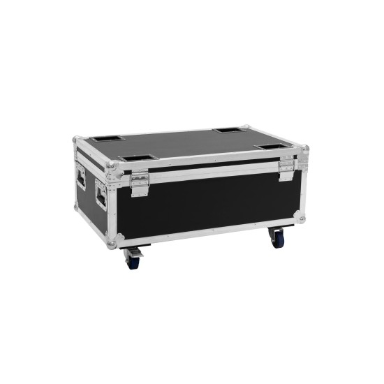 ROADINGER Flightcase con Ruote per 8x LED IP PAR 7x10W RGBL - Protezione e Mobilità